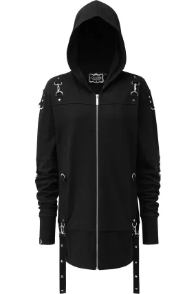 Twisted Zip-Up Hoodie [B]