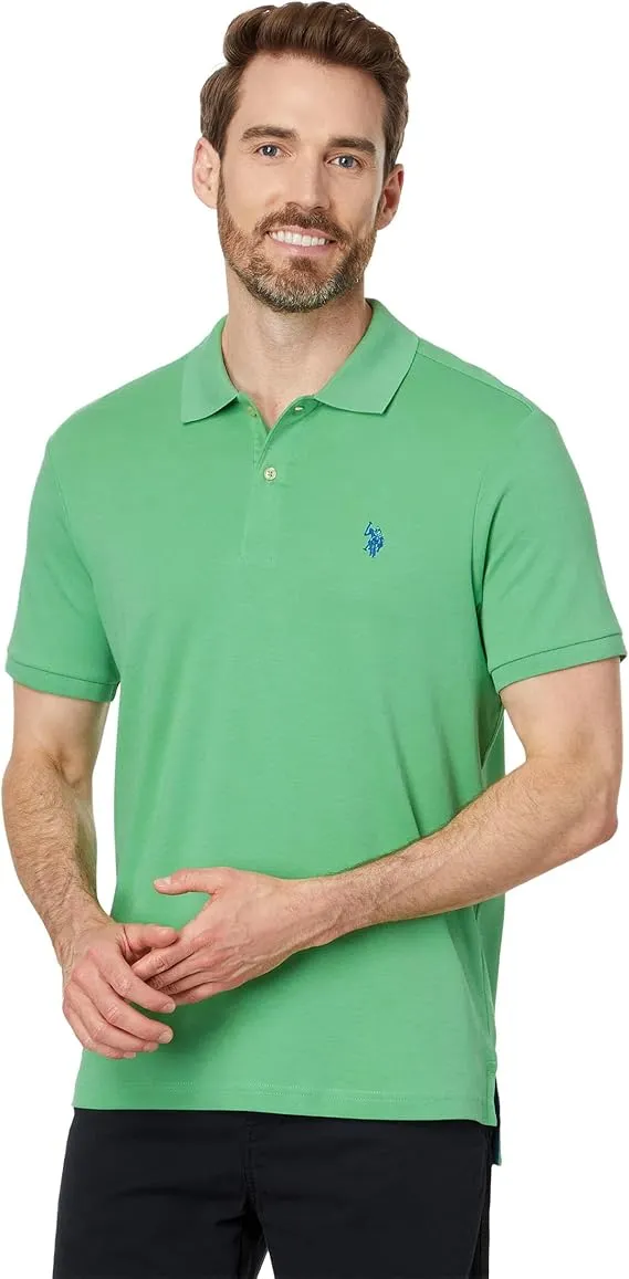 U.S. Polo Assn. Men's Solid Interlock Polo