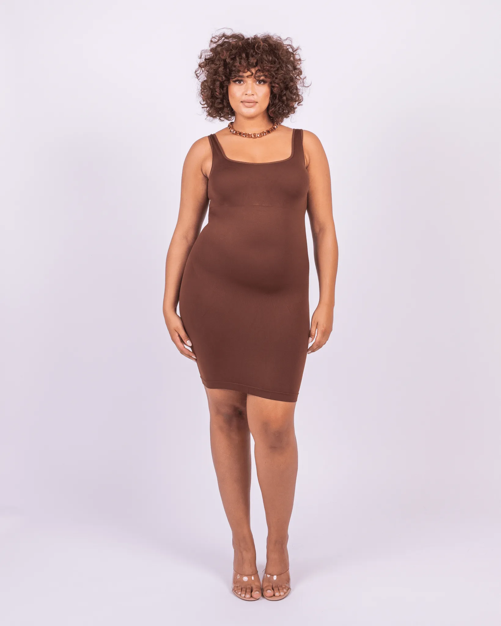 Valencia - Built-In 360° Contour Midi Shaping Dress