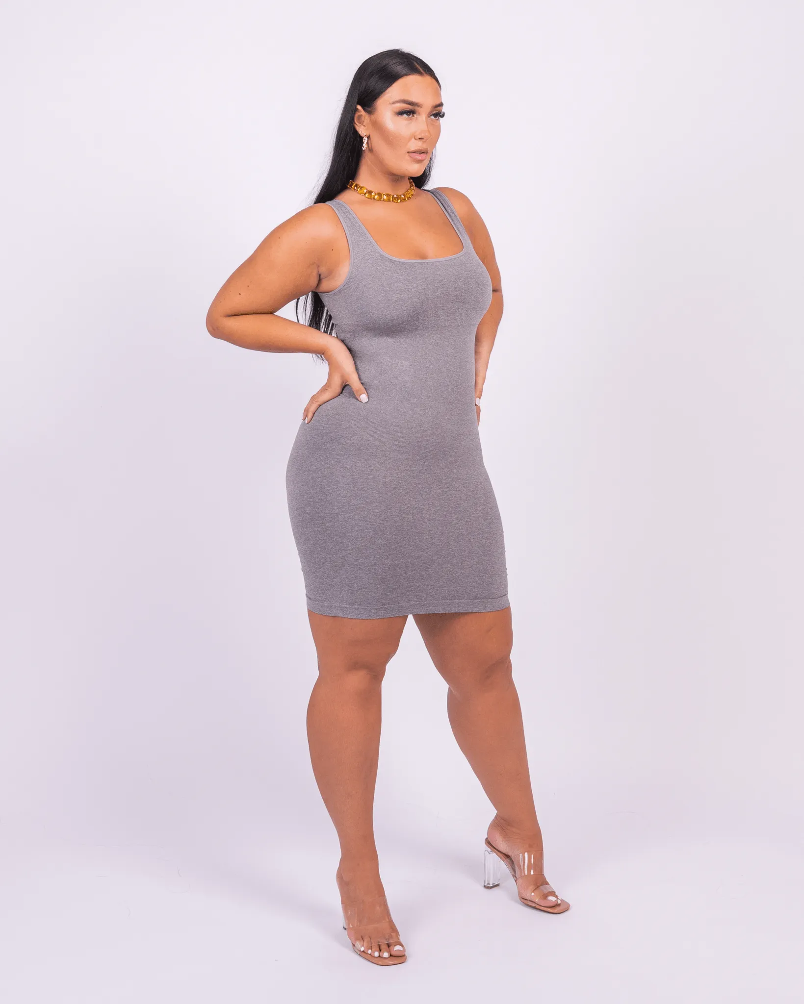 Valencia - Built-In 360° Contour Midi Shaping Dress