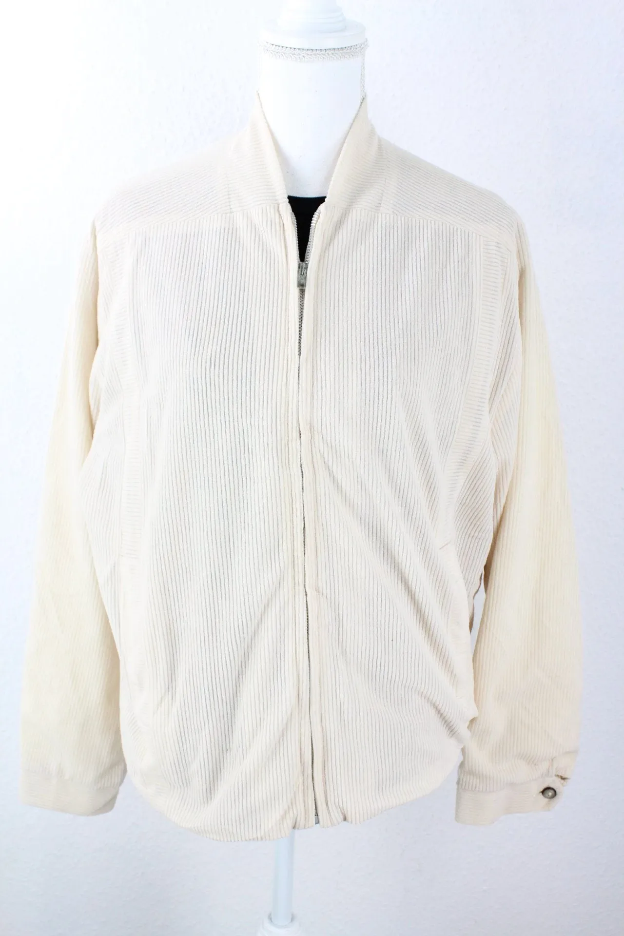 Vintage Beige Basic Jacket (L)