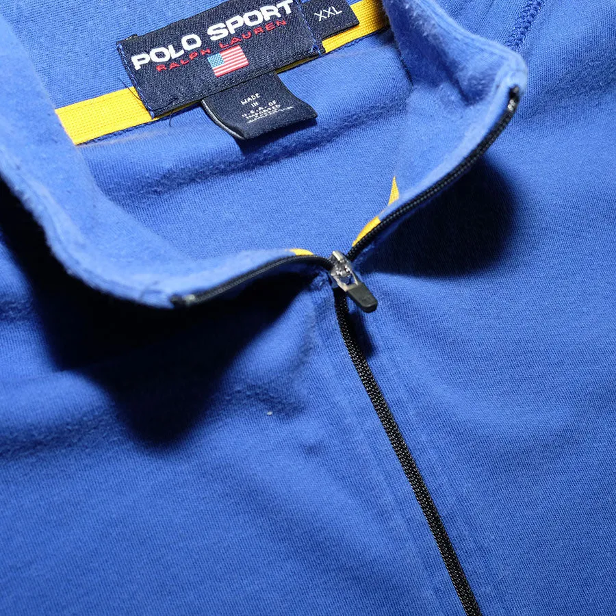 Vintage Polo Sport Q-Zip Sweater XLarge / XXL