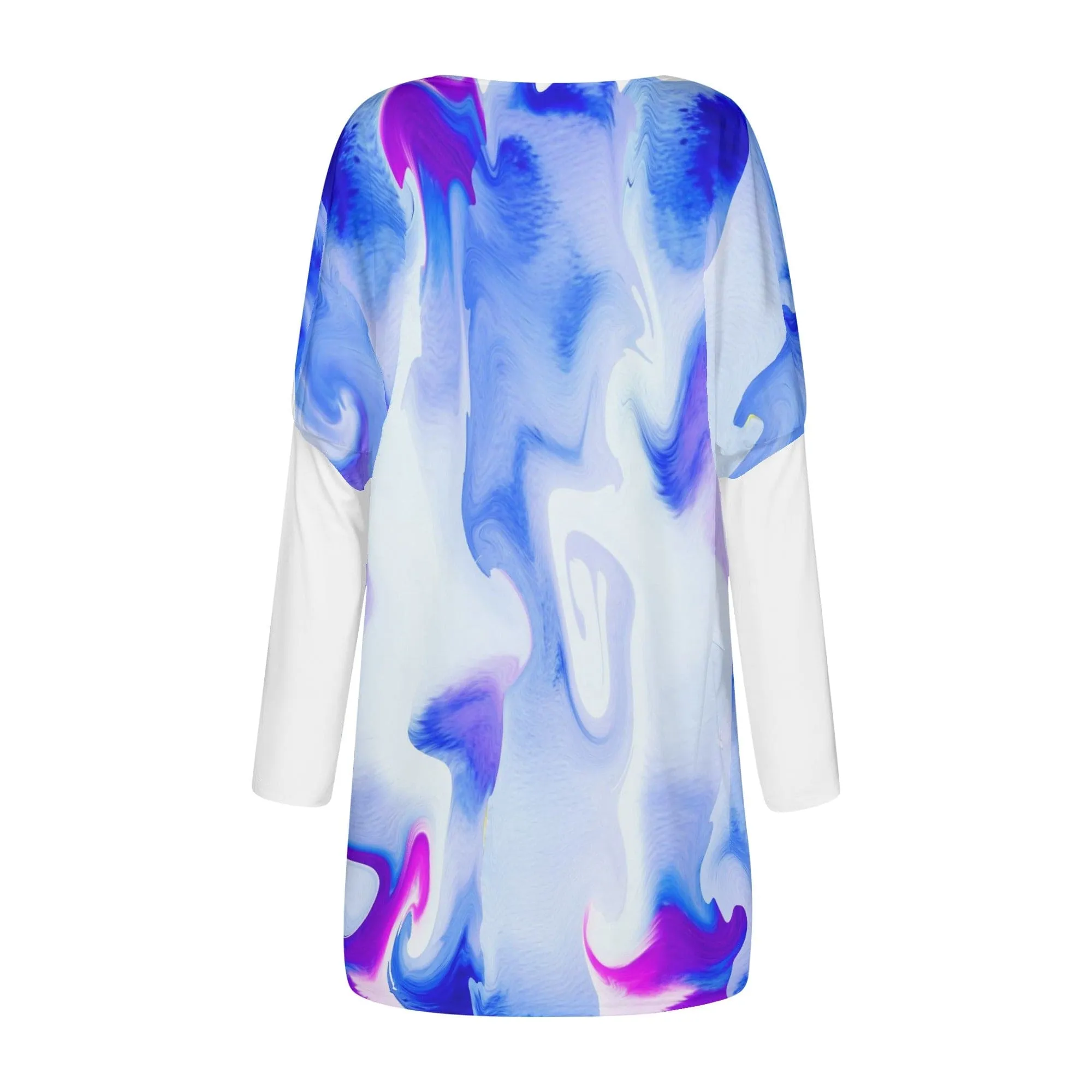 Water Color Women's Casual Long Sleeve Dress Shirt