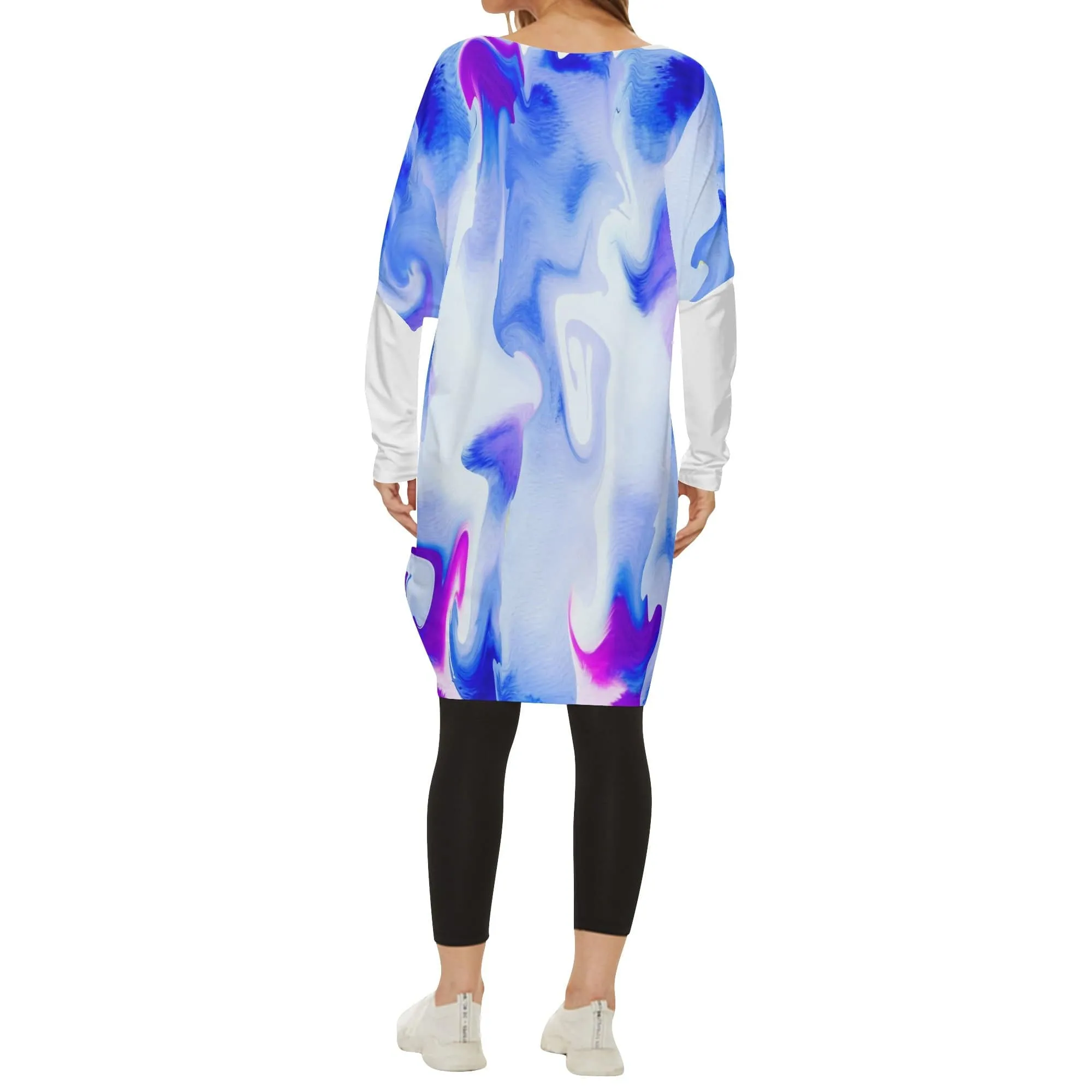 Water Color Women's Casual Long Sleeve Dress Shirt