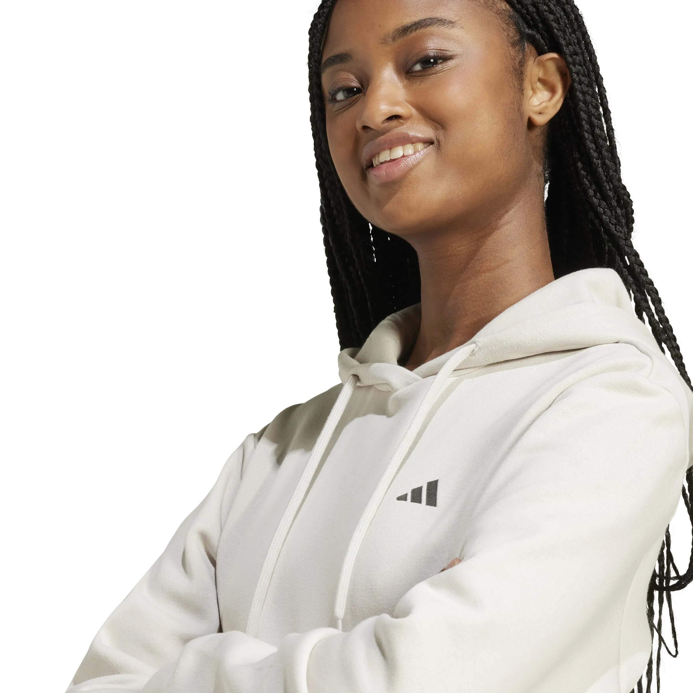 Women's Adidas Essentials Small Logo Feel Cozy Hoodie