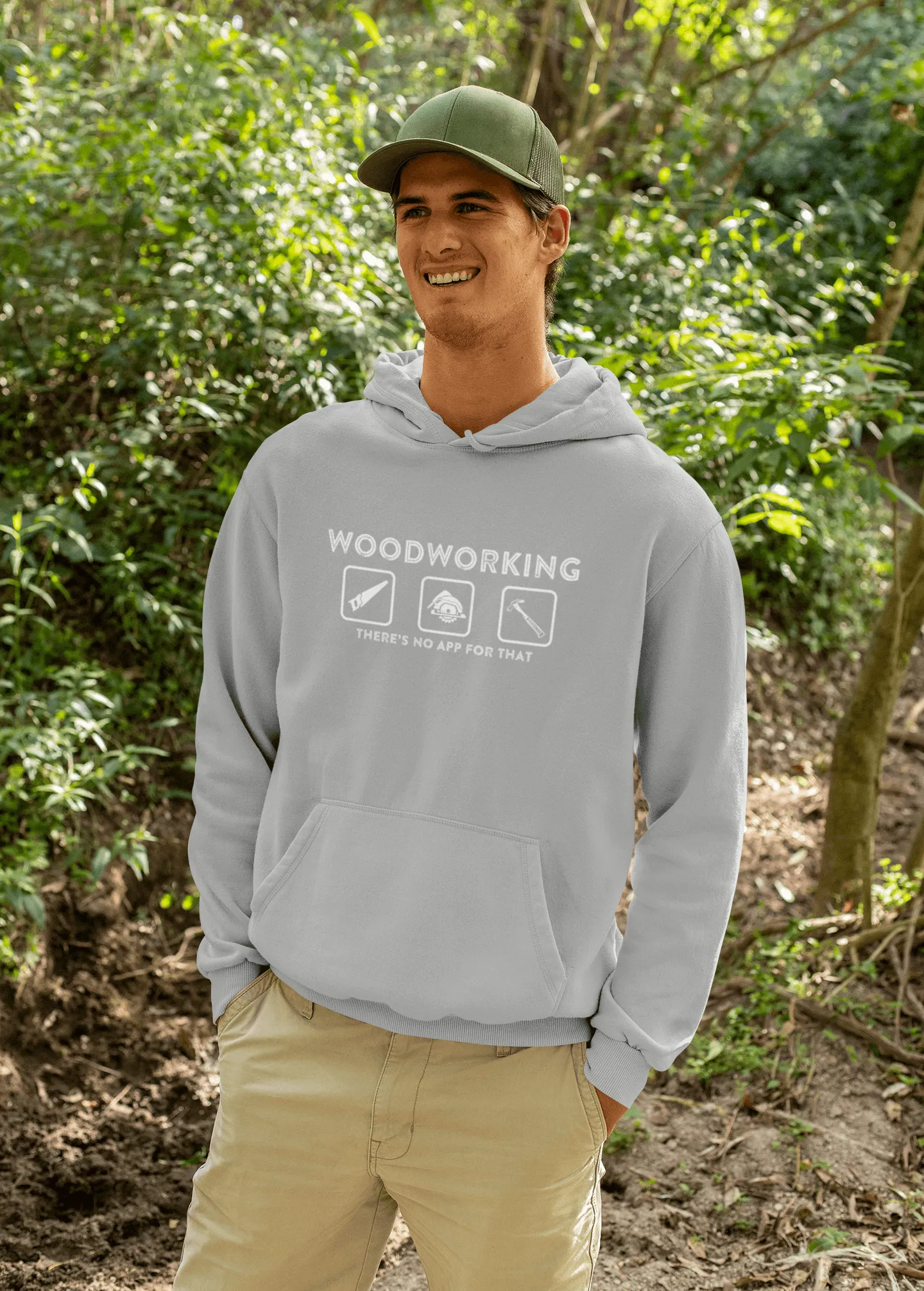 Woodworking, There's No App for That Hoodie