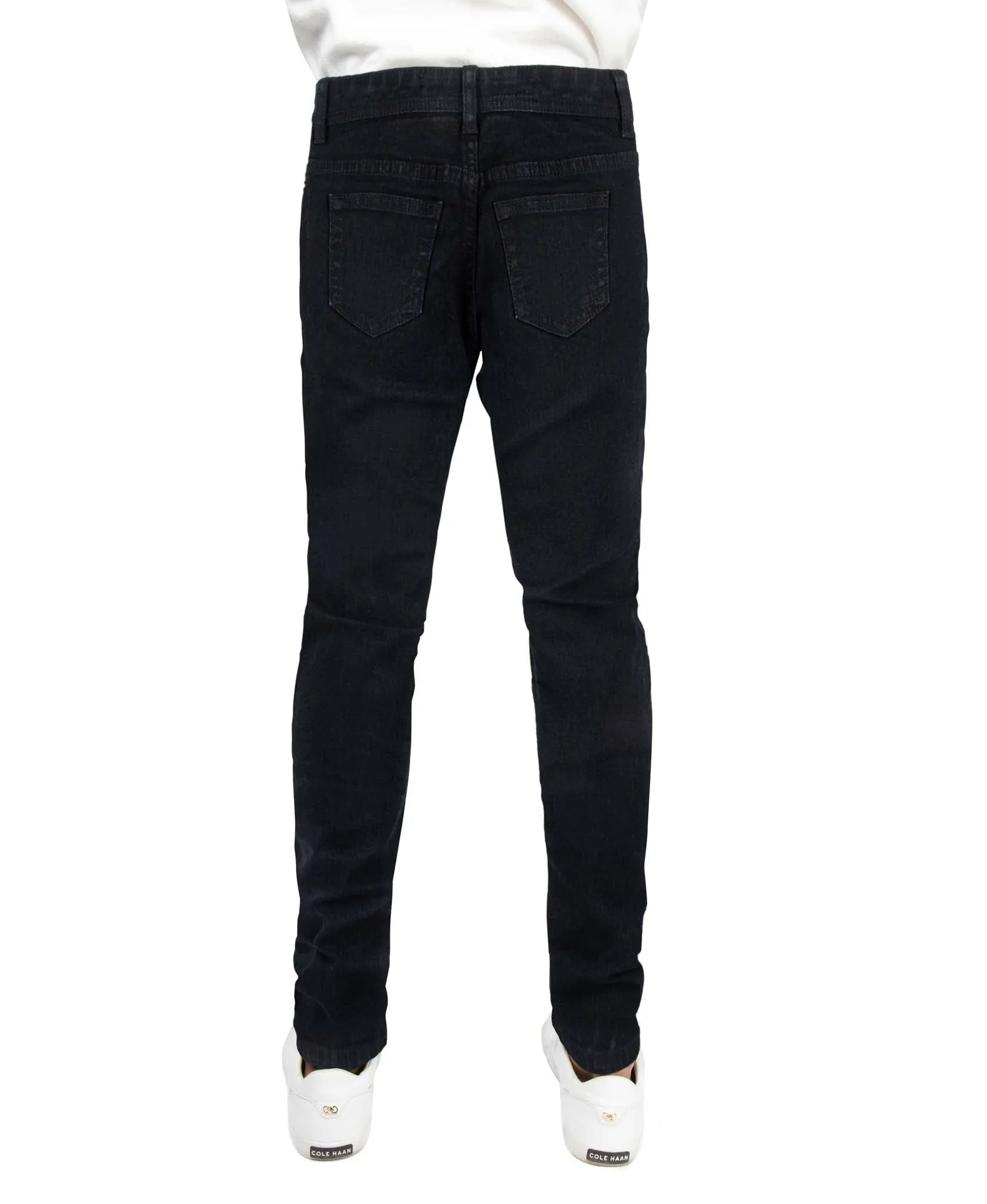 X RAY Kid's Slim Fit Rip & Repair Denim Pants