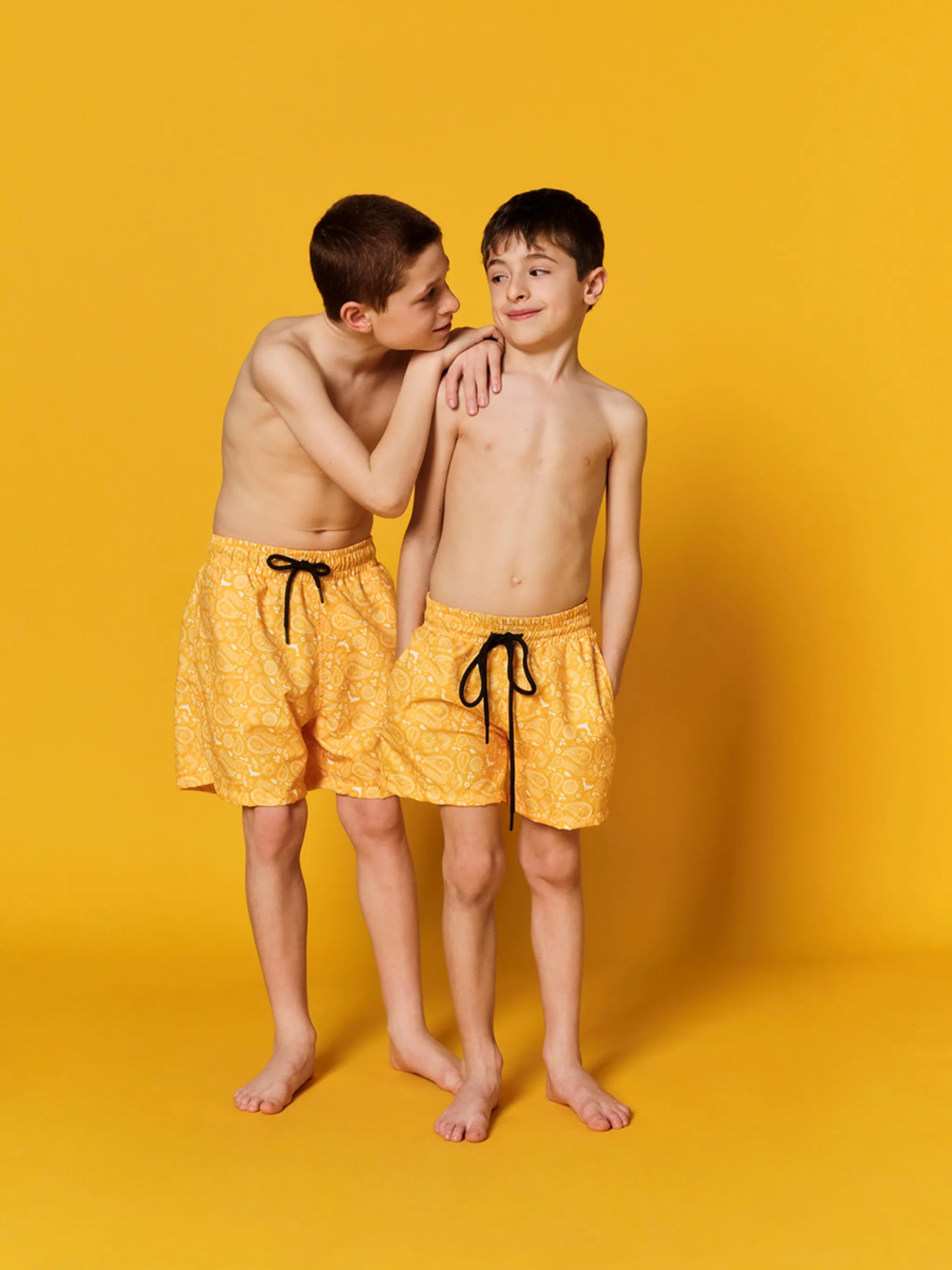 Yellow Bandana | Boys' Shorts