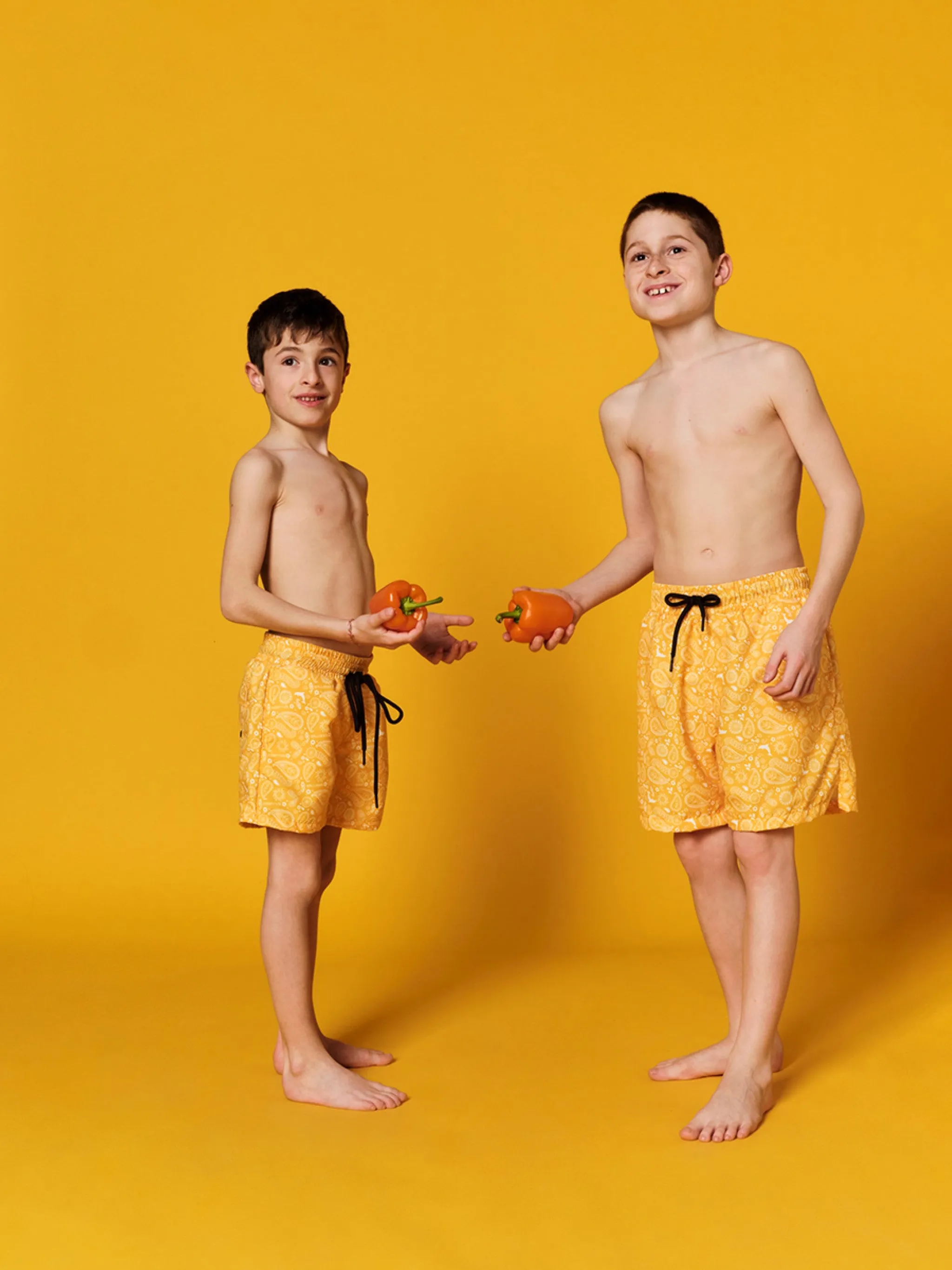 Yellow Bandana | Boys' Shorts