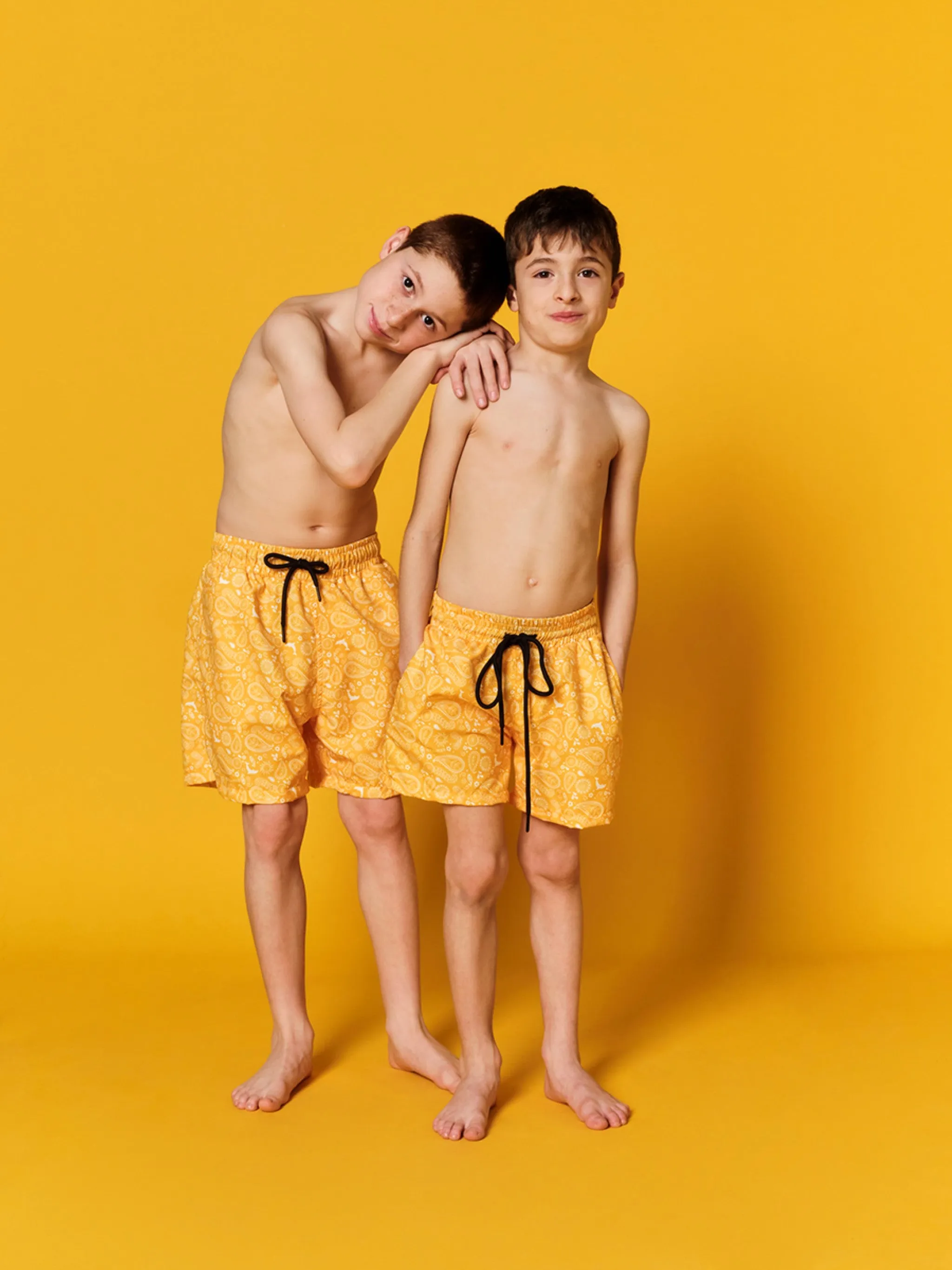 Yellow Bandana | Boys' Shorts