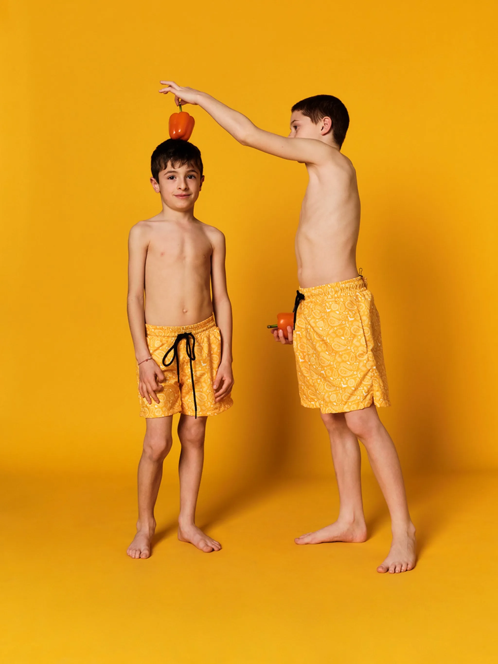 Yellow Bandana | Boys' Shorts